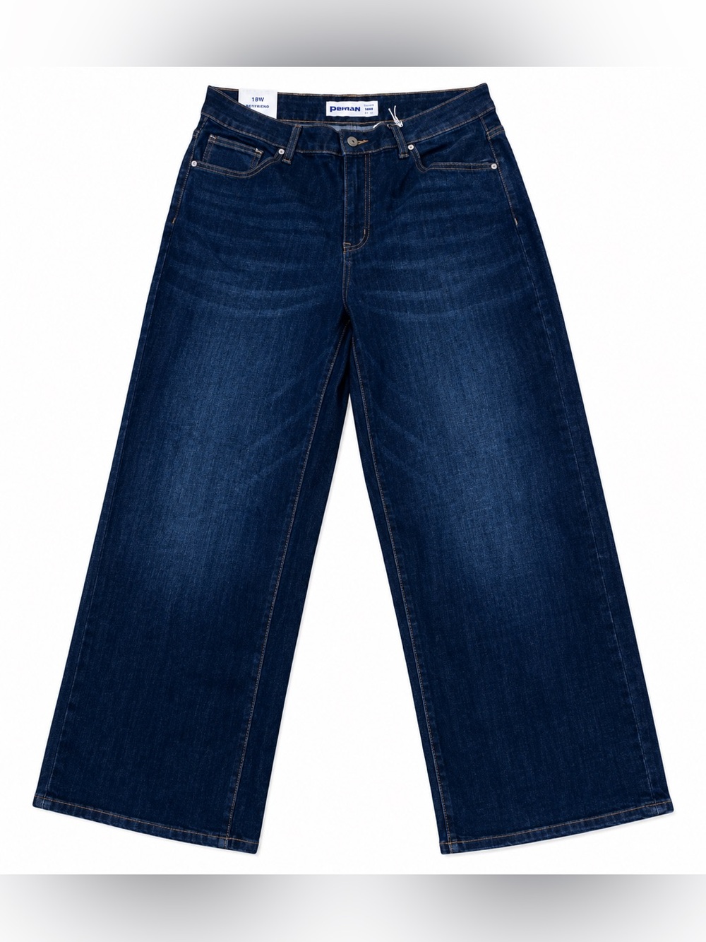 Prejean NWT High Rise Wide Leg Boyfriend Jeans 18W